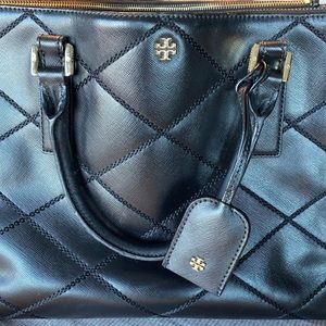 Large Tory Burch black handbag